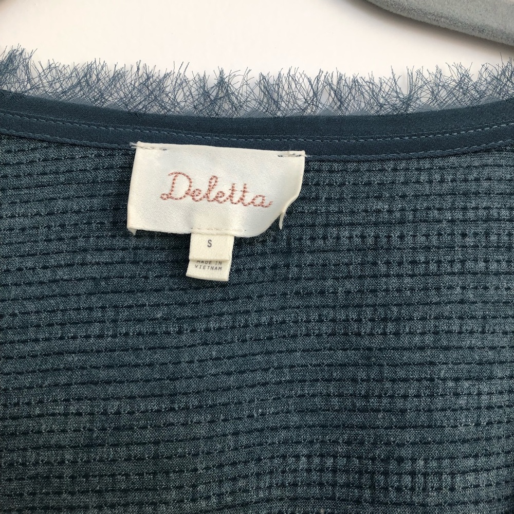 Anthropologie Ruffle Layer Top - Picture 2 of 3
